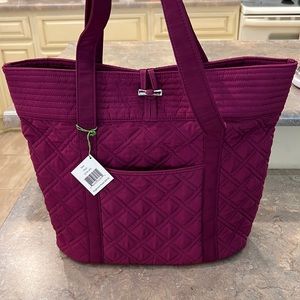 Vera Bradley Vera Tote Plum